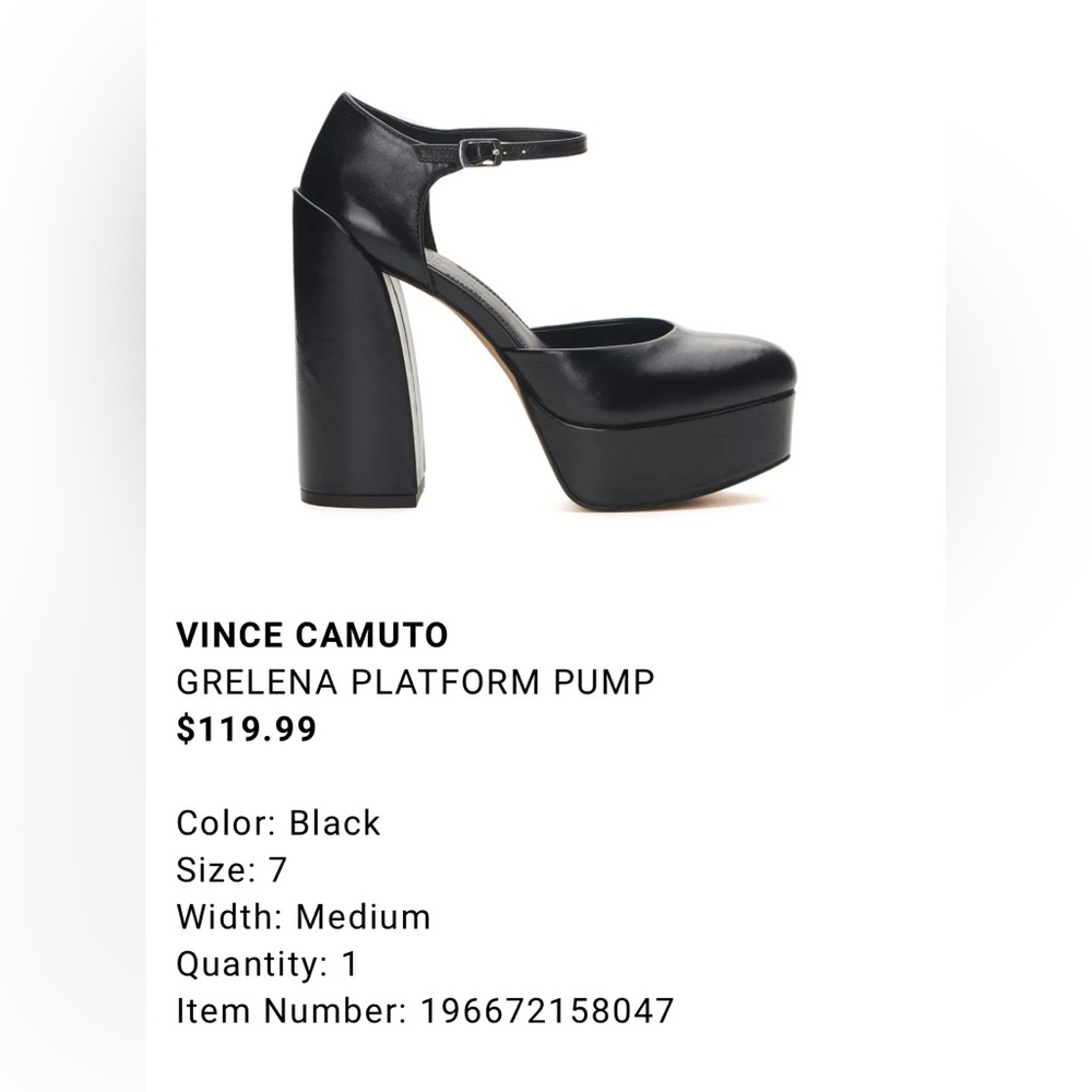 Vince Camuto Grelena platform pump